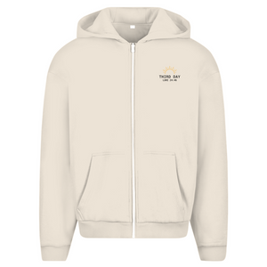 Oversize Zipper Hoodie third day luke 24:46