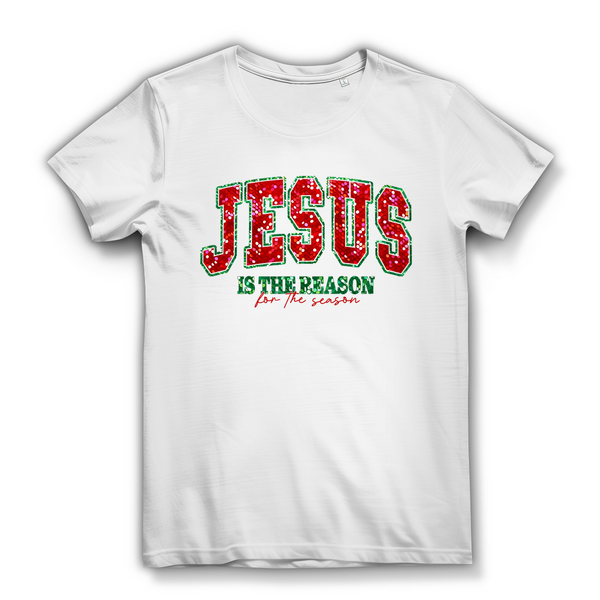 Damen Premium Bio T-Shirt jesus is the reason for the season