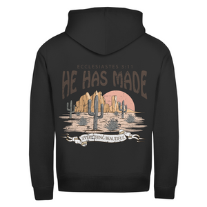 Zipper Hoodie everything beautiful ecclesiastes 3:11