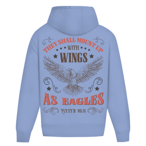 Oversize Hoodie Ohne Kordel mount up with wings isaiah 40:31
