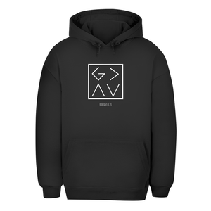 Unisex Oversize Hoodie god is greater romans 8:28