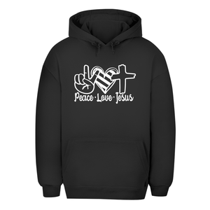 Unisex Oversize Hoodie peace love jesus