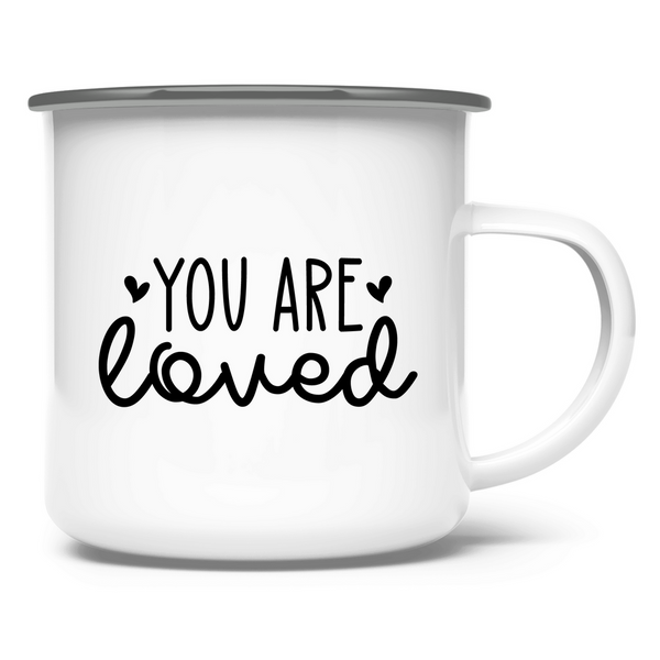 Emaille Tasse you are loved