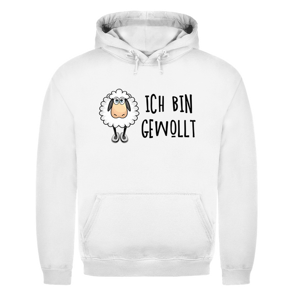 Herren Hoodie ich bin gewollt