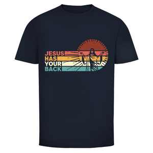 Herren T-Shirt jesus has your back