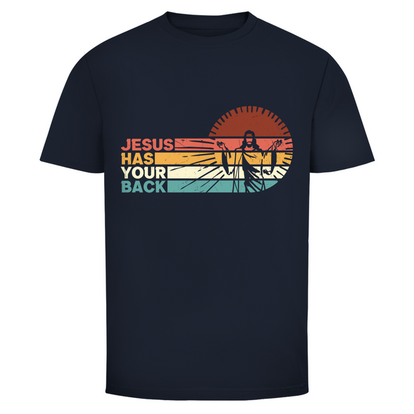 Herren T-Shirt jesus has your back