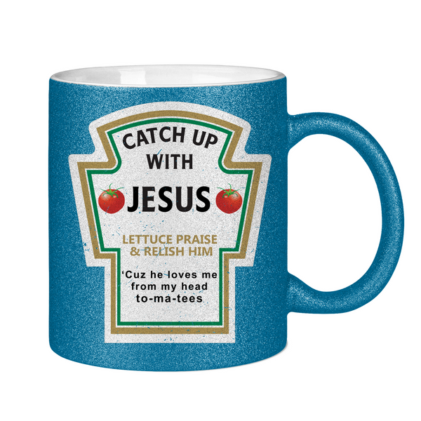 Glitzertasse catch up with jesus