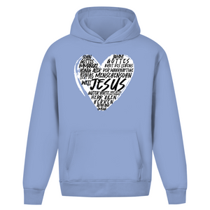 Oversize Hoodie Ohne Kordel jesus guter hirte