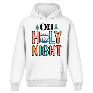 Oversize Hoodie Ohne Kordel oh holy night