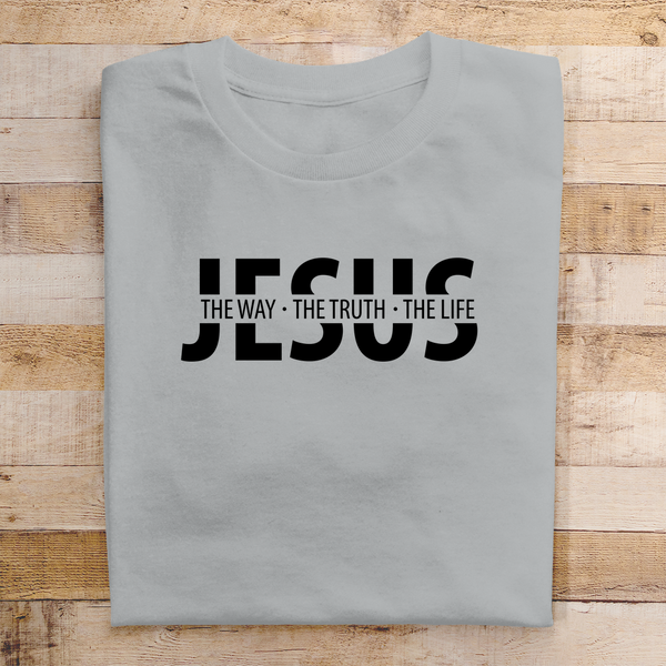 Herren T-Shirt jesus the way the truth the life