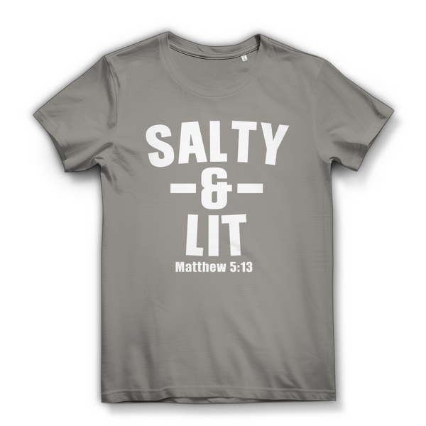 Damen Bio T-Shirt salty and lit matthew 5:13