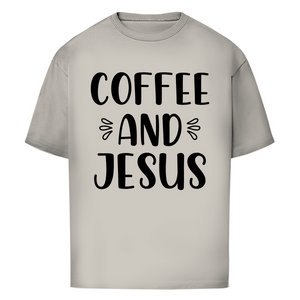 Oversize T-Shirt coffee and jesus