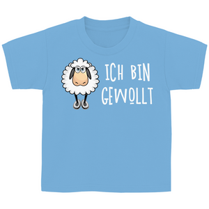 Kinder T-Shirt ich bin gewollt