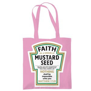 Tragetasche faith as a grain matthew 17:20