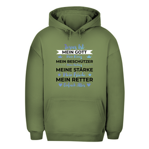 Unisex Oversize Hoodie jesus ist mein gott