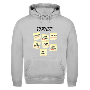 Herren Hoodie to do list