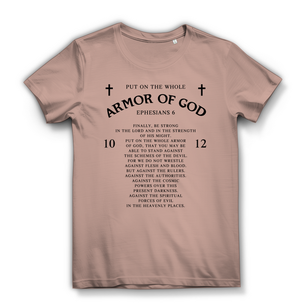 Damen Bio T-Shirt armor of god ephesians 6