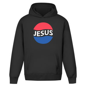 Oversize Hoodie Ohne Kordel jesus