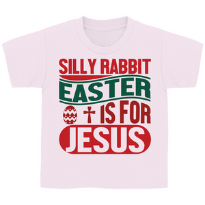 Kinder T-Shirt silly rabiit easter is for jesus