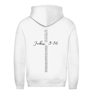 Damen Hoodie for god so loved the world john 3:16
