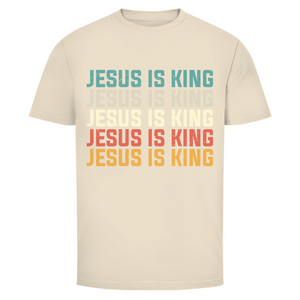 Herren T-Shirt jesus is king vintage