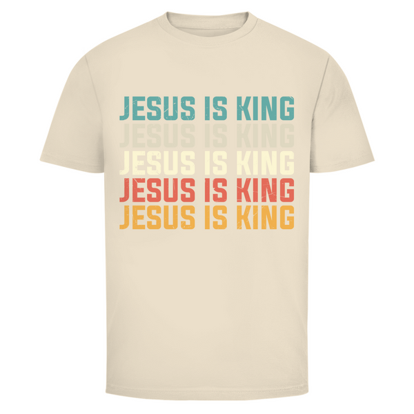 Herren T-Shirt jesus is king vintage