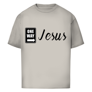 Oversize T-Shirt one way jesus