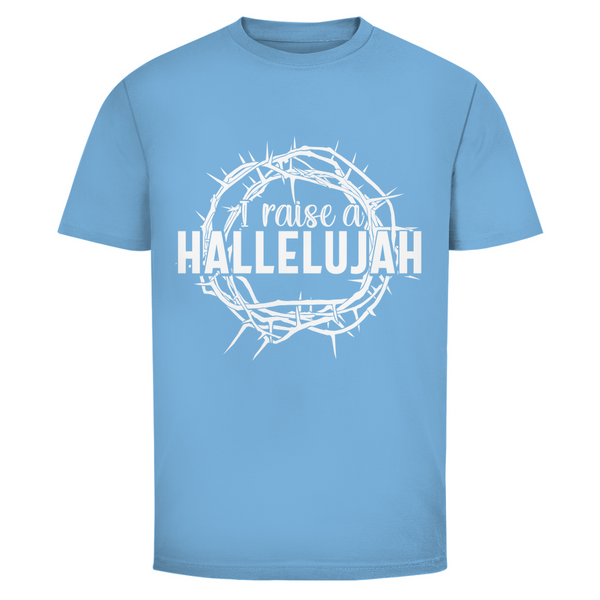 Herren T-Shirt i raise a hallelujah dornenkrone