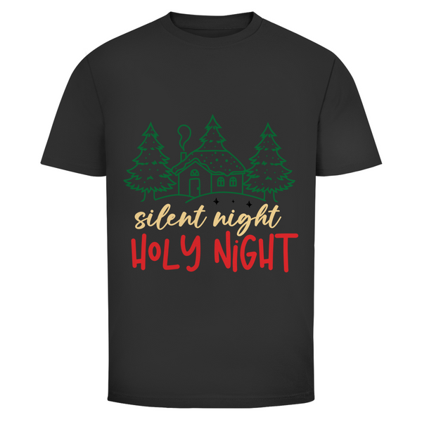 Herren T-Shirt silent night holy night