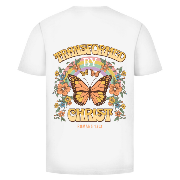 Herren T-Shirt transformed by christ romans 12:2