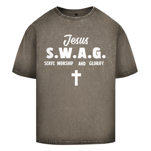 Oversize Washed T-Shirt jesus swag