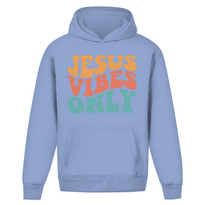 Oversize Hoodie Ohne Kordel jesus vibes only