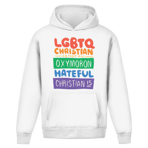 Oversize Hoodie Ohne Kordel lgbtq christian