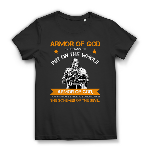 Damen Bio T-Shirt armor of god ephesians 6:11