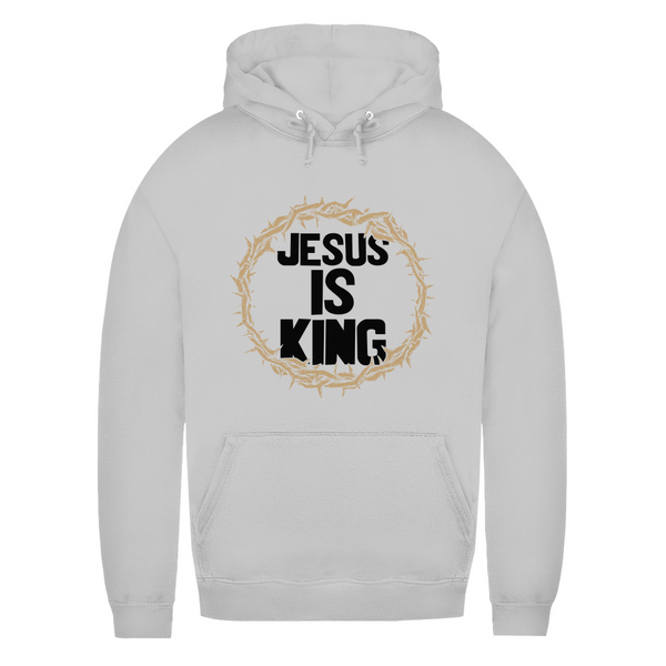 Damen Hoodie jesus is king dornenkrone