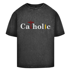 Oversize Washed T-Shirt catholic