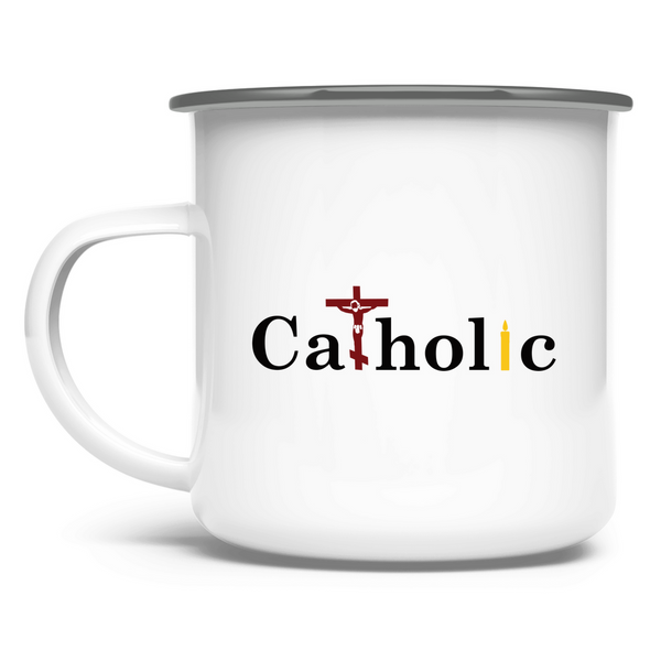 Emaille Tasse catholic