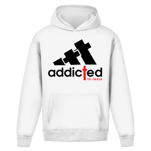 Oversize Hoodie Ohne Kordel addicted to jesus