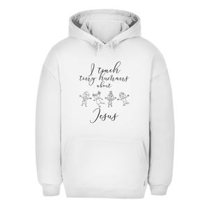 Unisex Oversize Hoodie i teach tiny humans about jesus