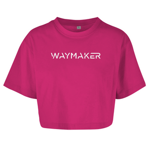 Damen Oversize Crop Top waymaker