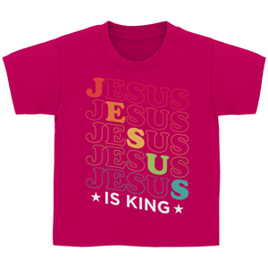 Kinder T-Shirt jesus is king