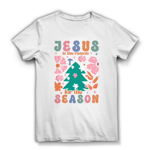 Damen Bio T-Shirt jesus is reason for the season