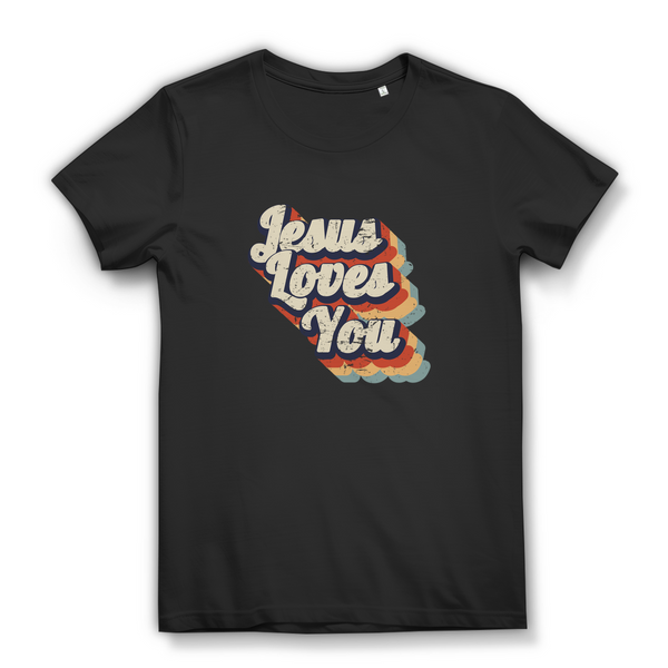 Damen Bio T-Shirt jesus loves you