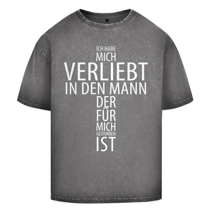 Oversize Washed T-Shirt der für mich gestorben ist