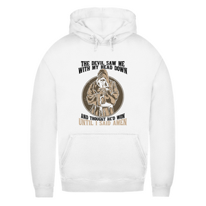 Damen Hoodie until i said amen