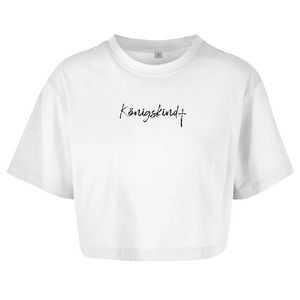 Damen Oversize Crop Top königskind