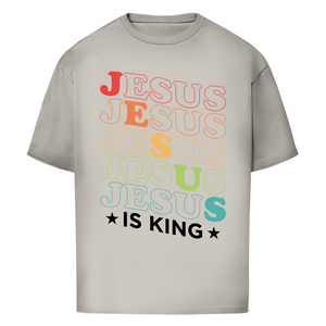 Oversize T-Shirt jesus is king retro