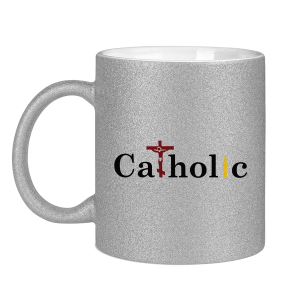 Glitzertasse catholic