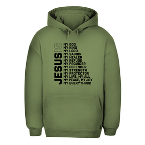 Unisex Oversize Hoodie jesus is my god