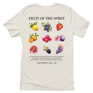 Damen T-Shirt fruit of the spirit galatians 5:22-23
